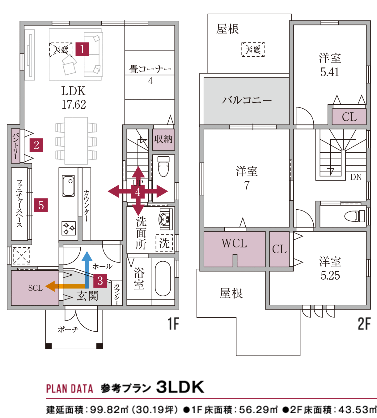 PLAN.1 間取り図