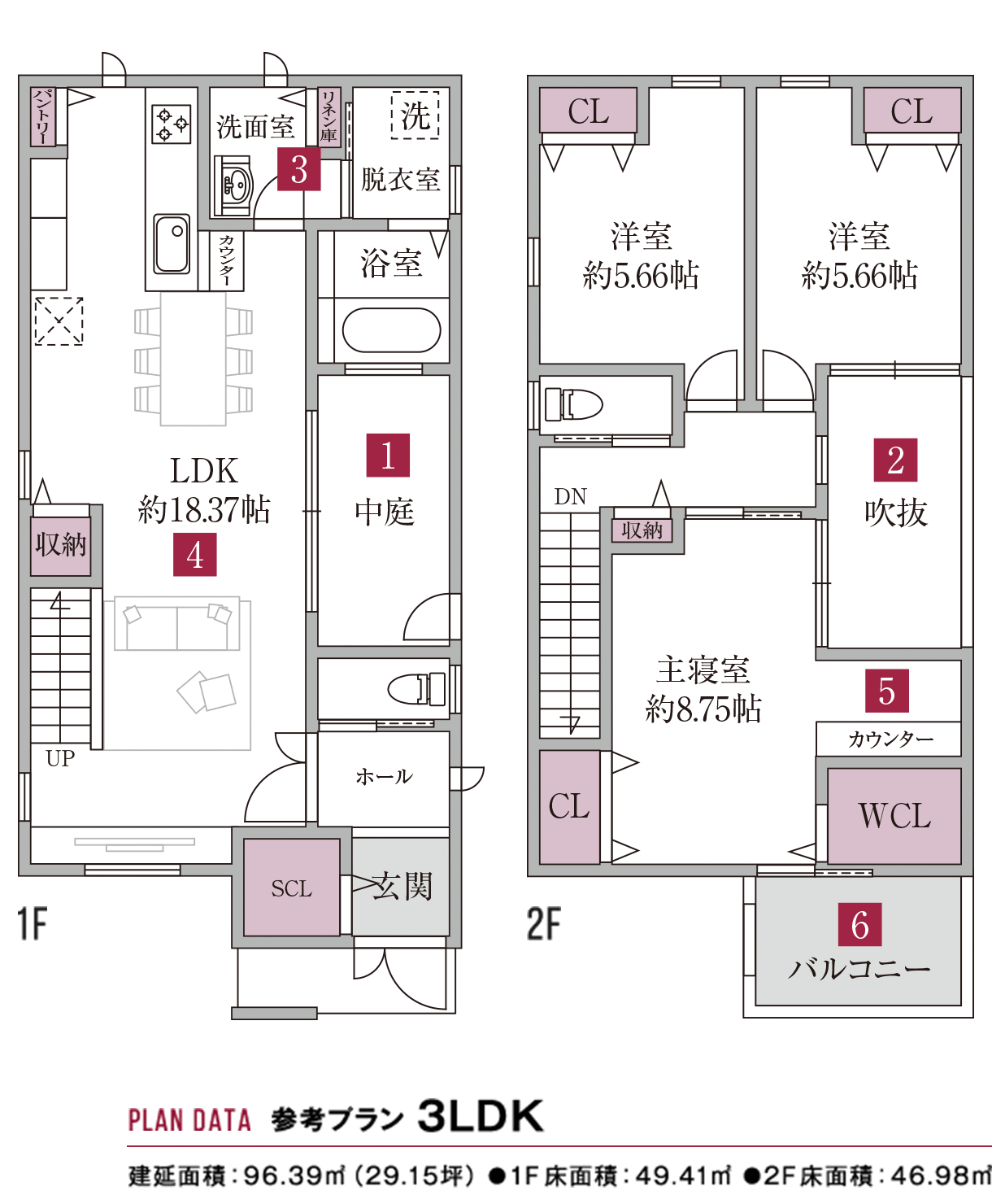 PLAN.3 間取り図