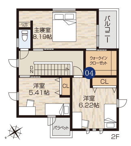 2階　間取り図