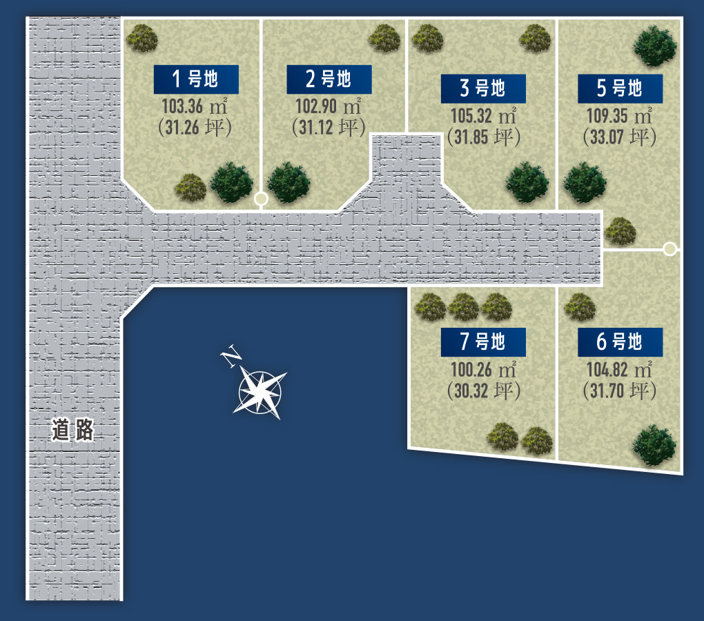 岸和田市春木若松PART2　区画図