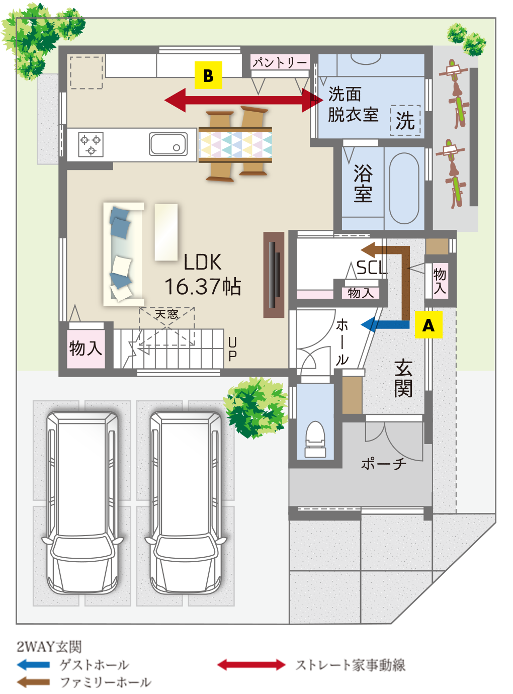 岸和田市加守4丁目　PART3　間取り図1階