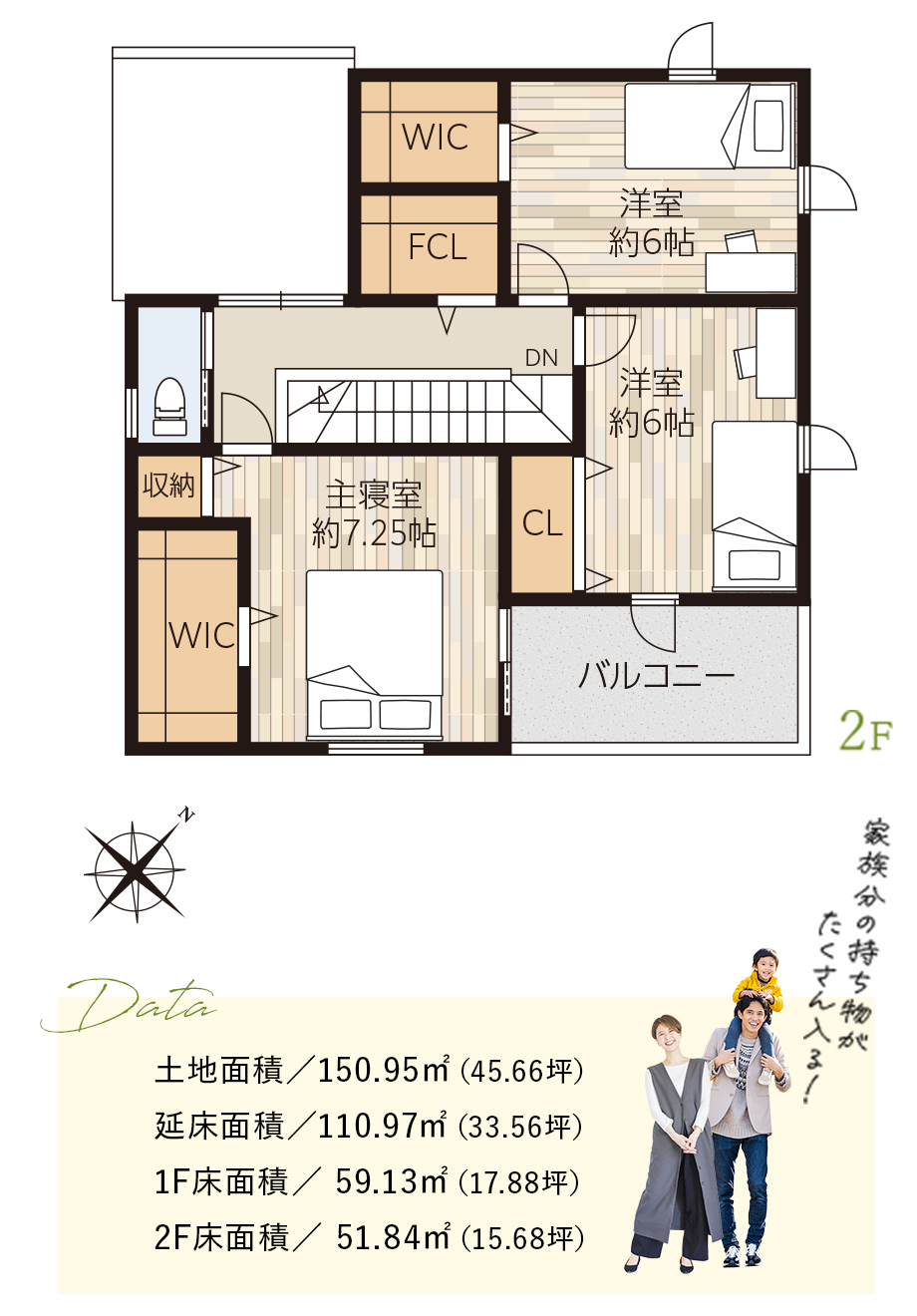 3号地参考プラン図 2F