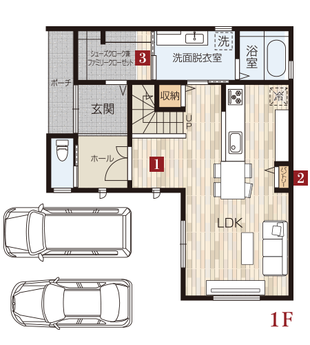 1階　間取り図