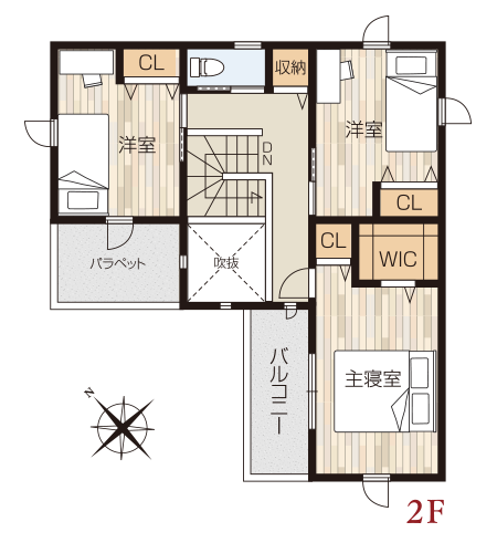 2階　間取り図