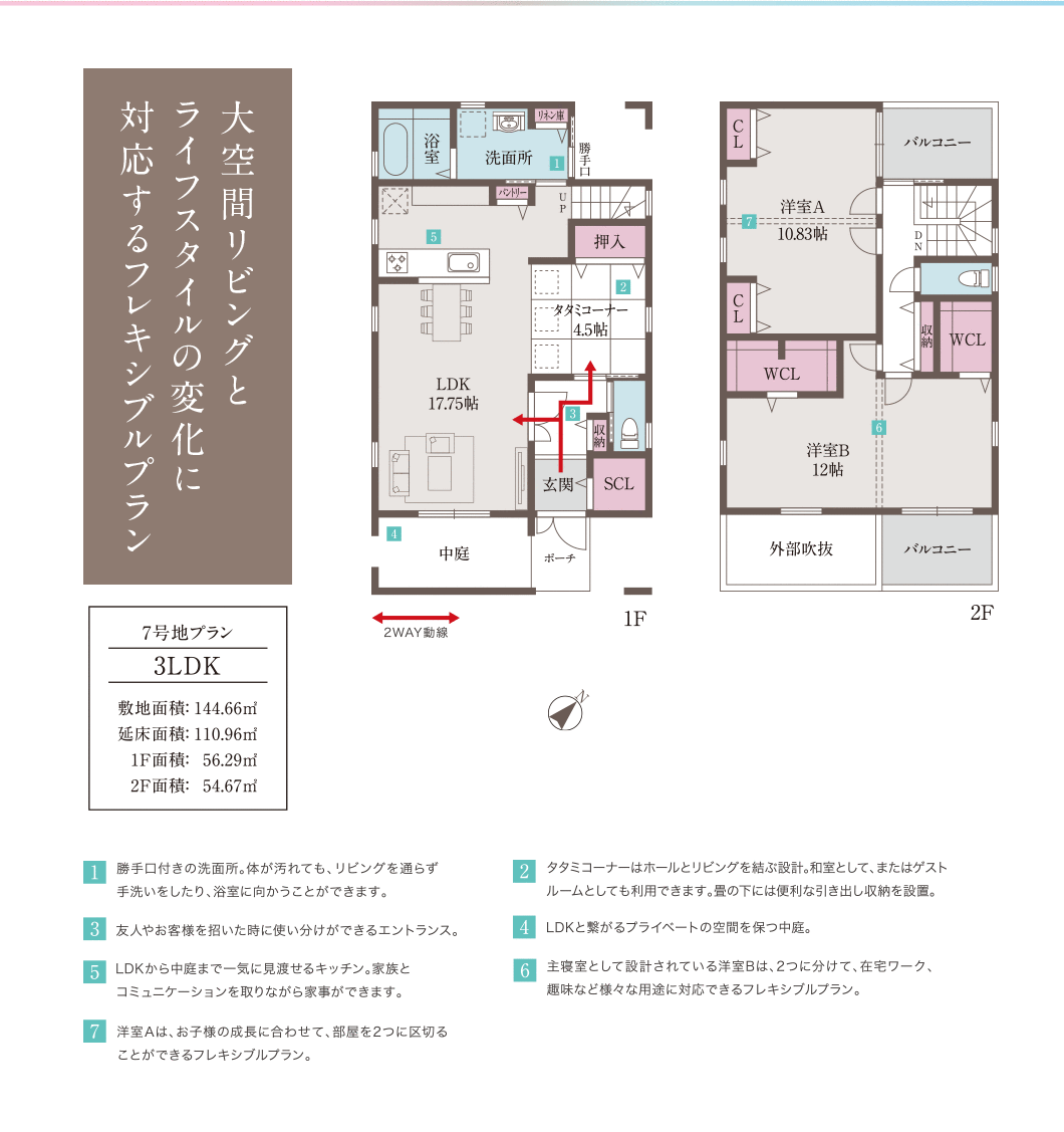 岸和田市上町Ⅲ　間取り図